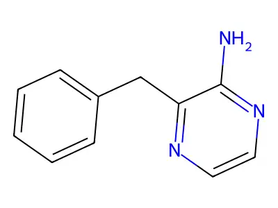 3-Benzylpyrazin-2-amine structure