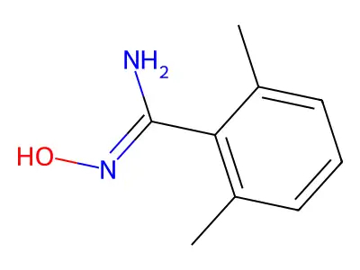 N'-hydroxy-2,6-dimethylbenzenecarboximidamide structure