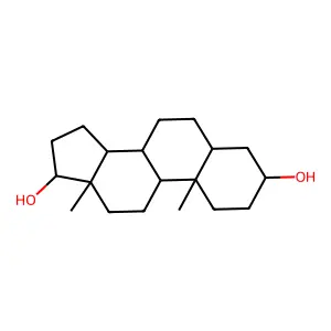 雄烷二醇 structure