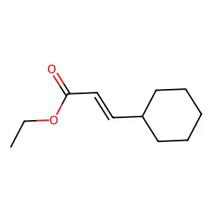 Ethyl 3-cyclohexylpropenoate structure