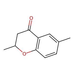 2,6-dimethyl-3,4-dihydro-2H-1-benzopyran-4-one structure