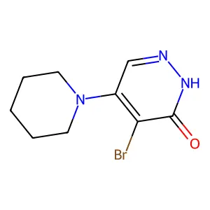 4-Bromo-5-(piperidin-1-yl)pyridazin-3(2H)-one structure