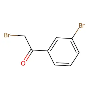 2-Bromo-1-(3-bromophenyl)ethan-1-one structure