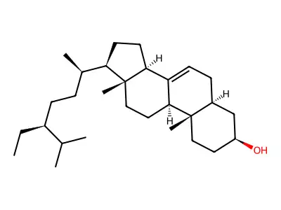 Stigmast-7-en-3-ol,(3.beta structure