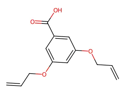 3,5-Bis(allyloxy)benzenecarboxylic acid structure
