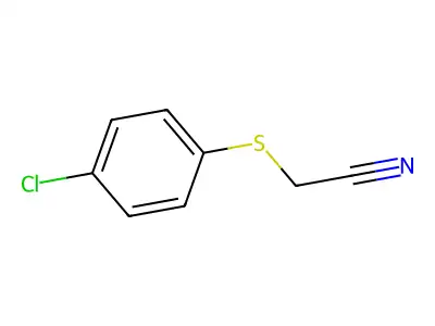 (4-Chlorophenylthio)acetonitrile structure