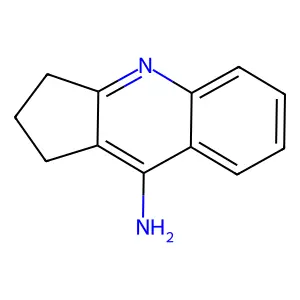 1H-Cyclopenta(b)quinoline, 2,3-dihydro-9-amino- structure