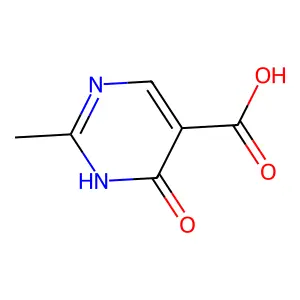 2-Methyl-6-oxo-1,6-dihydropyrimidine-5-carboxylic acid structure