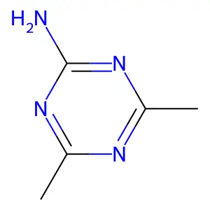 二甲基-1,3,5-三嗪-2-胺 structure