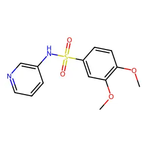 3,4-Dimethoxy-N-pyridin-3-yl-benzenesulfonamide structure