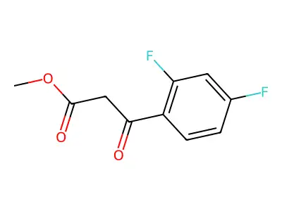 Methyl 3-(2,4-difluorophenyl)-3-oxopropanoate structure