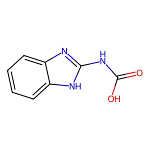 2-苯并咪唑氨基甲酸 structure