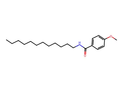 N-dodecyl-4-methoxybenzamide structure