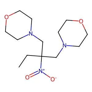 4,4'-(2-Ethyl-2-nitro-1,3-propanediyl)bismorpholine structure