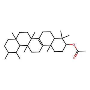 Isobauerenyl acetate structure