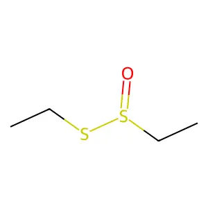 1-Ethylsulfinylsulfanylethane structure