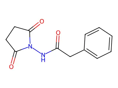 N-(2,5-dioxopyrrolidin-1-yl)-2-phenylacetamide structure