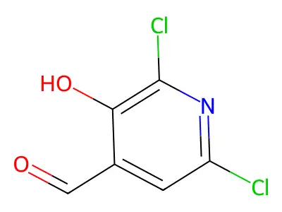 2,6-Dichloro-3-hydroxyisonicotinaldehyde structure
