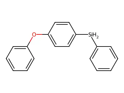 (4-Phenoxyphenyl)phenylsilane structure