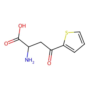 (2S)-2-amino-4-oxo-4-(thiophen-2-yl)butanoic acid structure