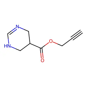丙-2-炔-1-基-1,4,5,6-四氢嘧啶-5-甲酸酯 structure