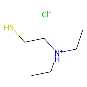 Diethyl(2-sulfanylethyl)azanium;chloride structure