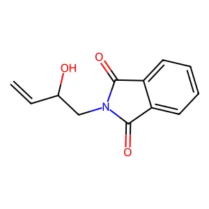 2-(2-Hydroxybut-3-enyl)isoindole-1,3-dione structure