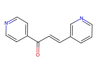 3-(3-Pyridinyl)-1-(4-pyridinyl)-2-propen-1-one structure