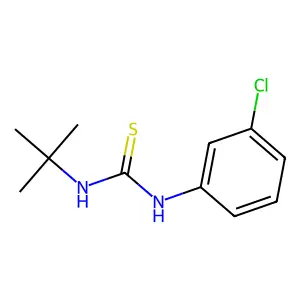 1-Tert-butyl-3-(3-chlorophenyl)thiourea structure