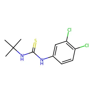 1-Tert-butyl-3-(3,4-dichlorophenyl)thiourea structure