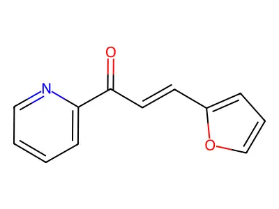 3-(Furan-2-yl)-1-(pyridin-2-yl)prop-2-en-1-one structure