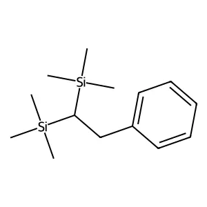 Trimethyl-(2-phenyl-1-trimethylsilylethyl)silane structure