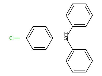 (4-Chlorophenyl)diphenylsilane structure