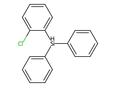 (2-Chlorophenyl)diphenylsilane structure