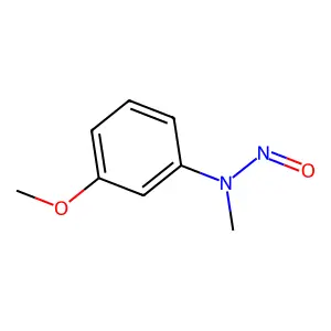 m-Anisidine, N-methyl-N-nitroso- structure
