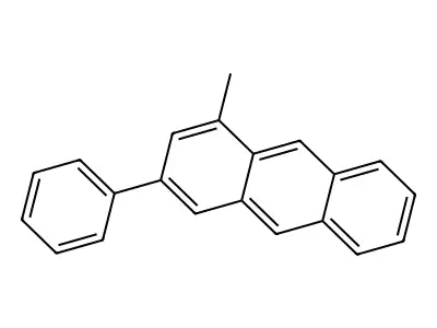 1-Methyl-3-phenylanthracene structure