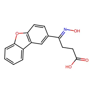 4-二苯并呋喃-2-基-4-羟基亚氨基丁酸 structure