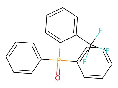 Phosphine oxide, diphenyl[2-(trifluoromethyl)phenyl]- structure