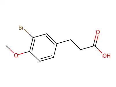 3-(3-Bromo-4-methoxyphenyl)propanoic acid structure