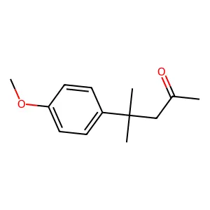 4-(4-Methoxyphenyl)-4-methylpentan-2-one structure