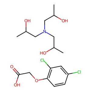 2,4-D-tris(2-hydroxypropyl)ammonium structure