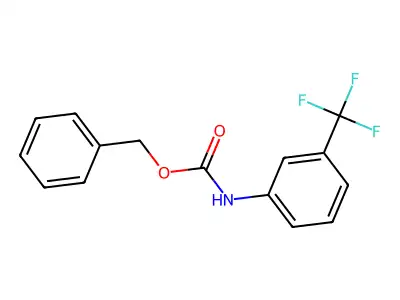 benzyl N-(3-(trifluoromethyl)phenyl)carbamate structure
