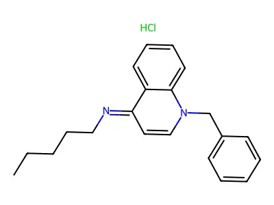 (1-苄基-1H-喹啉-4-亚基)-戊胺 structure
