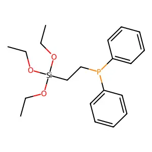 Diphenyl[2-(triethoxysilyl)ethyl]phosphine structure