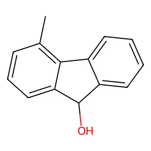 4-methyl-9H-fluoren-9-ol structure