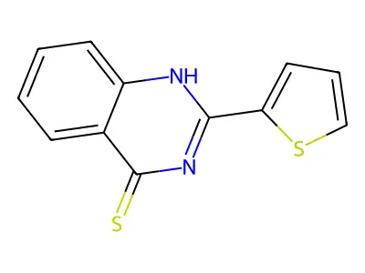 2-(Thiophen-2-yl)quinazoline-4-thiol structure