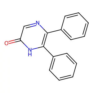 5,6-Diphenylpiperazin-2-one structure