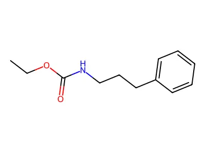 Ethyl N-(3-phenylpropyl)carbamate structure