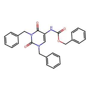 1,3-Dibenzyl-3,7-dihydro-purine-2,6-dione structure