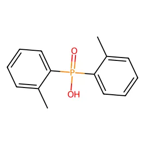 Bis(2-methylphenyl)phosphinic acid structure